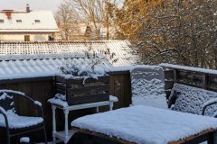 Ferienwohnung Wielenbach Terrasse